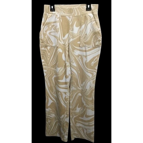 Juicy Couture Leggings Sweatpants Womens 1X Plus Cream Lounge PJ Pants Plus Size - Picture 2 of 9